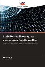 Stabilité de divers types d'équations fonctionnelles af Suresh S