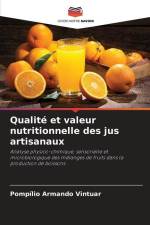 Qualité et valeur nutritionnelle des jus artisanaux af Pompílio Armando Vintuar