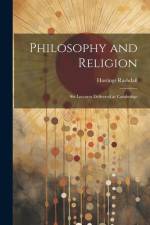 Philosophy and Religion af Hastings Rashdall