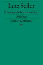 Sonntags dachte ich an Gott af Lutz Seiler