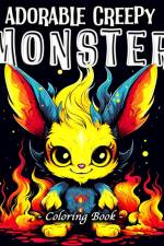 Adorable Creepy Monsters Coloring Book af Hannah Schöning Bb