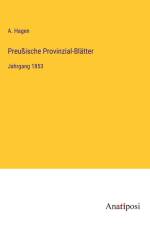 Preußische Provinzial-Blätter af A. Hagen