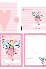 12 Einladungskarten Geburtstag Mädchen (Feen). Handgemachte Einladungskarten Kindergeburtstag incl. 12 liebevollen Hand designten Briefumschlägen. Verpackt in einer wundervollen hochwertigen Karton Box. By Lisa Wirth af Lisa Wirth