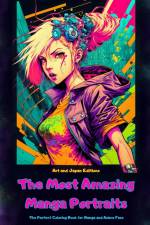 The Most Amazing Manga Portraits - The Perfect Coloring Book for Manga and Anime Fans af Japan Editions
