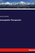 Homoepathic Therapeutics af Samuel Lilienthal