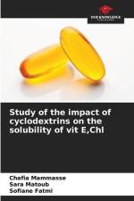 Study of the impact of cyclodextrins on the solubility of vit E,Chl af Chafia Mammasse