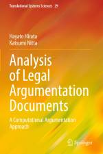 Analysis of Legal Argumentation Documents af Katsumi Nitta