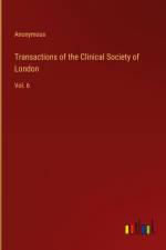 Transactions of the Clinical Society of London af Anonymous