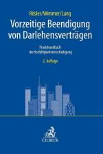 Vorzeitige Beendigung von Darlehensverträgen af Patrick Rösler