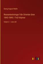 Reseanteckningar från Orienten åren 1843-1849; I Två Volymer af Georg August Wallin