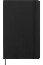 Moleskine Undatierter Wochen Notizkalender, Large/A5, 1 Wo = 1 Seite, Rechts Linierte Seite, Fester Einband, Schwarz