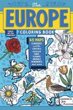 The Europe Coloring Book: 45 Maps with Capitals and National Symbols af Jen Racine