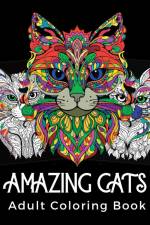 Amazing Cats Adult Coloring Book af Rhea Annable