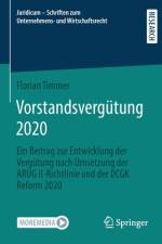 Vorstandsvergütung 2020 af Florian Timmer