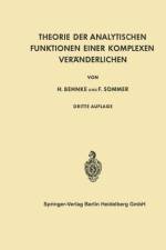 Theorie der Analytischen Funktionen Einer Komplexen Veränderlichen af Friedrich Sommer