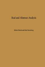 Real and Abstract Analysis af K. Stromberg