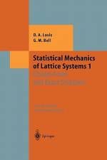 Statistical Mechanics of Lattice Systems af David Lavis