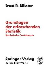 Grundlagen der erforschenden Statistik af Ernst P. Billeter