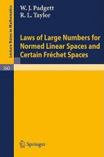 Laws of Large Numbers for Normed Linear Spaces and Certain Frechet Spaces af W. J. Padgett
