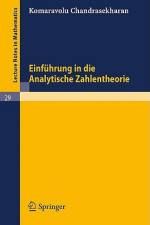 Einführung in die Analytische Zahlentheorie af Komaravolu Chandrasekharan