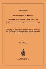 Messungen von Ozonprofilen Über dem Meer und Bestimmung des Ozonflusses in die Meeresoberfläche sowie der spezifischen Ozonzerstörungsrate in der maritimen Grenzschicht af H. Tiefenau