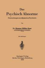Das Psychisch Abnorme af Hemmo Müller-Suur