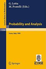 Probability and Analysis