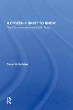 A Citizen's Right to Know af Susan G Hadden