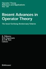 Recent Advances in Operator Theory af A Dijksma