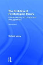The Evolution of Psychological Theory af Richard Lowry