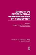 Michotte's Experimental Phenomenology of Perception af Georges ThinÃ©s