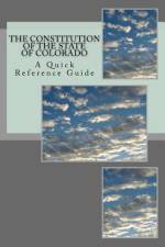 The Constitution of the State of Colorado af Timothy Ball