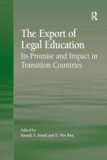 The Export of Legal Education af D Wes Rist
