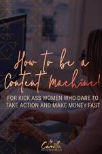 How to be a content machine! af Camilla Kristiansen