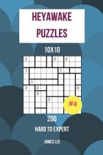 Heyawake Puzzles - 200 Hard to Expert 10x10 vol. 4 af James Lee
