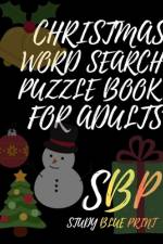 Christmas Word Search Puzzle Book For Adults af Study Blue Print