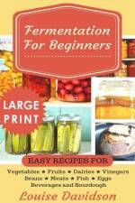 Fermentation for Beginners ***Large Print Edition*** af Louise Davidson