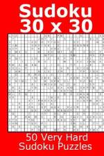 Sudoku 30 x 30 50 Very Hard Sudoku Puzzles af Jacob James