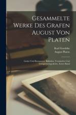 Gesammelte Werke Des Grafen August Von Platen