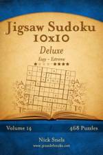 Jigsaw Sudoku 10x10 Deluxe - Easy to Extreme - Volume 14 - 468 Puzzles af Nick Snels