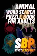 Animal Word Search Puzzle Book For Adults af Study Blue Print