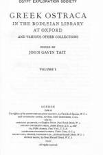 Greek Ostraca in the Bodleian Library at Oxford and Various Other Collections af John Gavin Tait