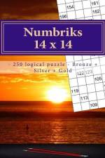 Numbriks 14 X 14 - 250 Logical Puzzle - Bronze + Silver + Gold af Andrii Pitenko