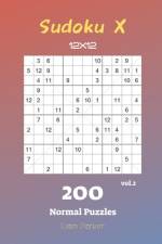 Sudoku X 12x12 - 200 Normal Puzzles vol.2 af Liam Parker