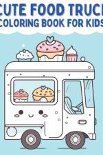Cute Food Truck Coloring Book For Kids af Brynhaven Books
