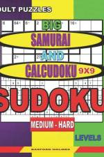 Adult puzzles. Big Samurai and Calcudoku 9x9 Sudoku. Medium - hard levels. af Basford Holmes