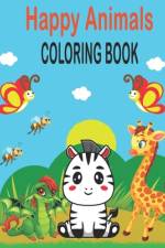 Happy Animals Coloring Book af Oussama Zinaoui