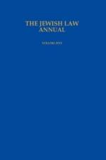 The Jewish Law Annual Volume 5 af Bernard S Jackson