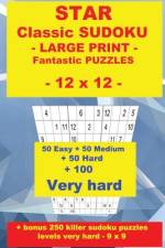 Star Classic Sudoku - Large Print - Fantastic Puzzles - 12 X 12 af Andrii Pitenko