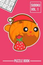 Merry Christmas Orange Tabby Cat Santa Sudoku Kitty Lover Xmas Puzzle Book Volume 1 af Andre Tobisch